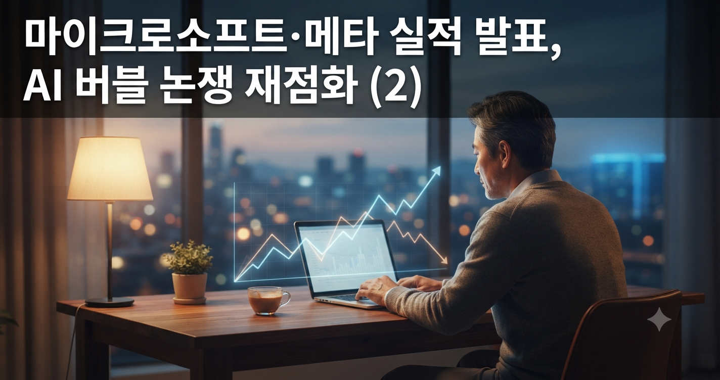 마이크로소프트·메타 실적 발표, AI 버블 논쟁 재점화 (2)