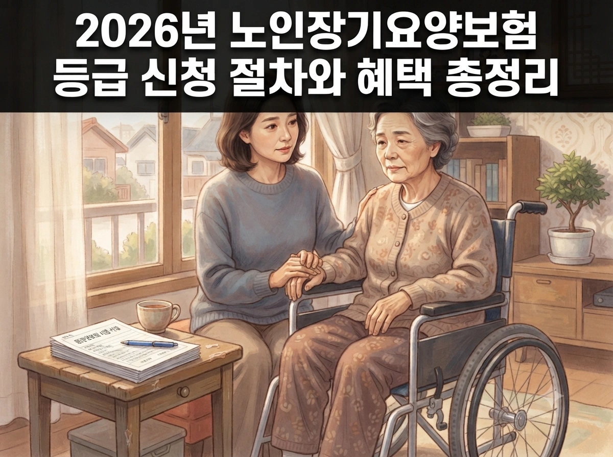 2026년 노인장기요양보험 등급 신청 절차와 등급별 혜택 총정리