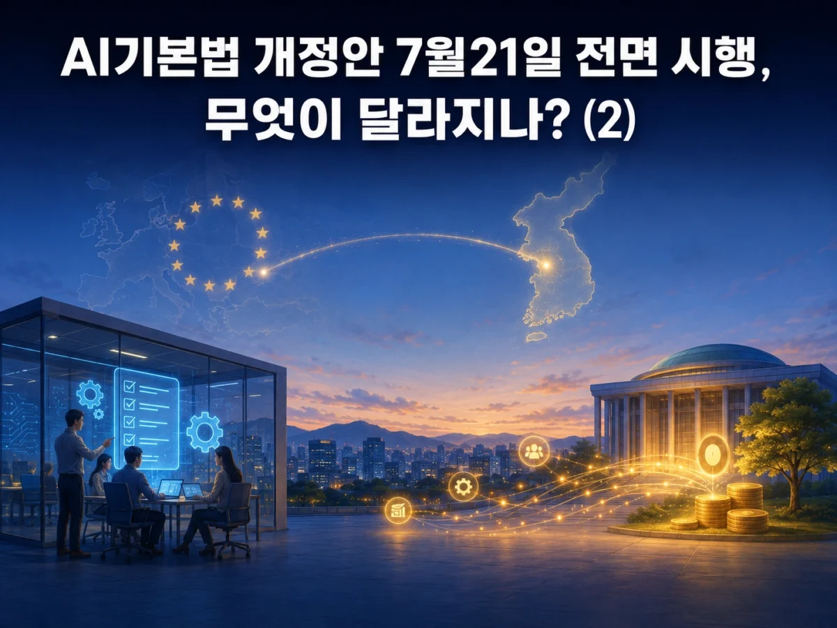 AI기본법 개정안 7월21일 전면 시행, 무엇이 달라지나? (2)