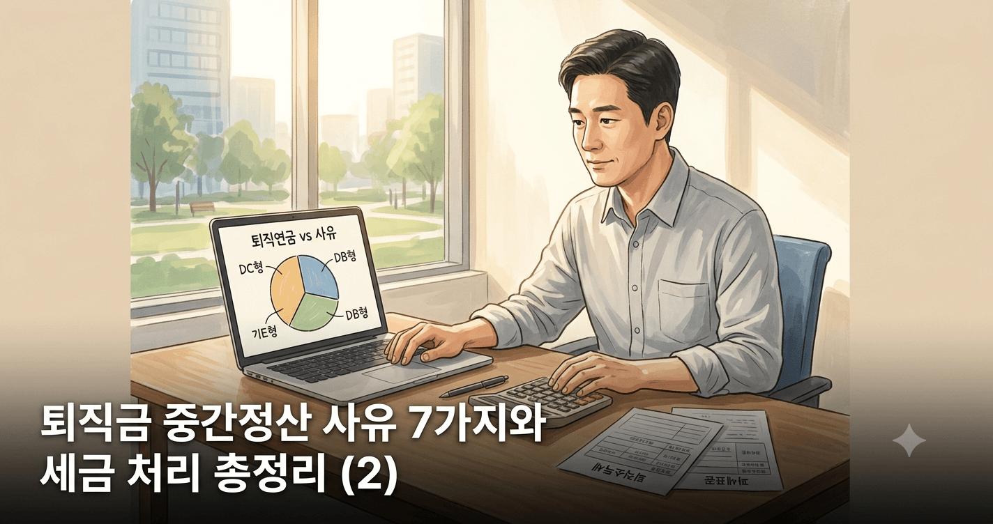퇴직금 중간정산 사유 7가지와 세금 처리 총정리 (2)