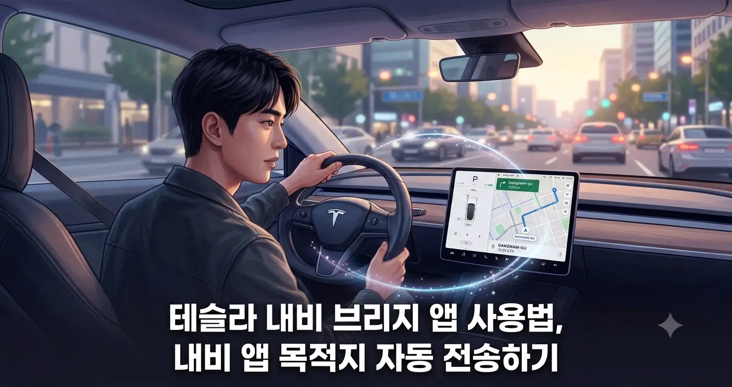 내비 앱 목적지 자동 전송하기